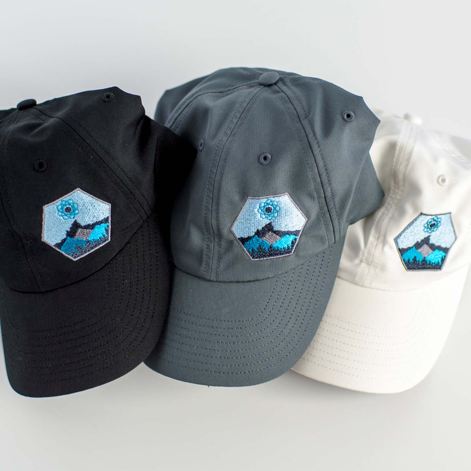 Black Grey White Hat