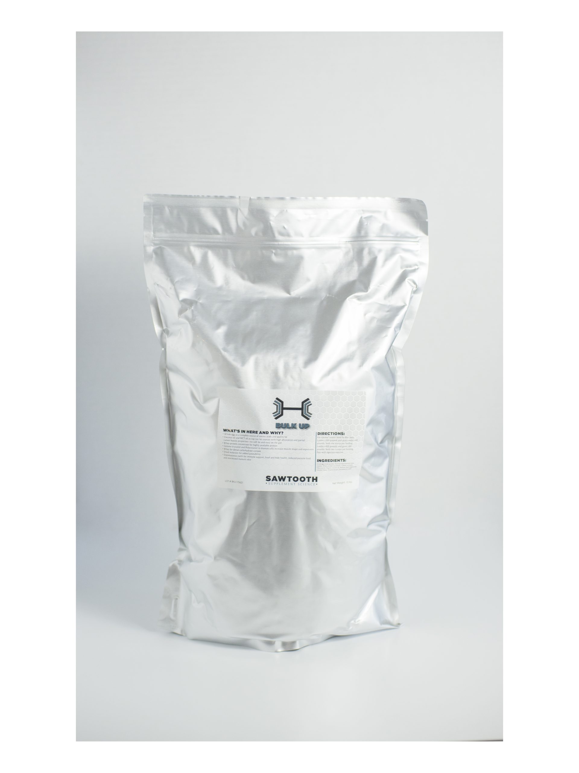 Bulk Up 10lb Foil (168 day supply) Sawtooth Supplement Science